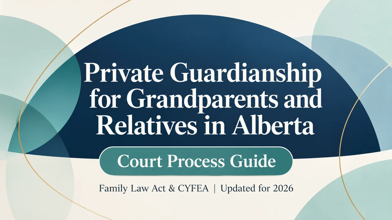 Alberta Private Guardianship — Court Process Guide for Relatives