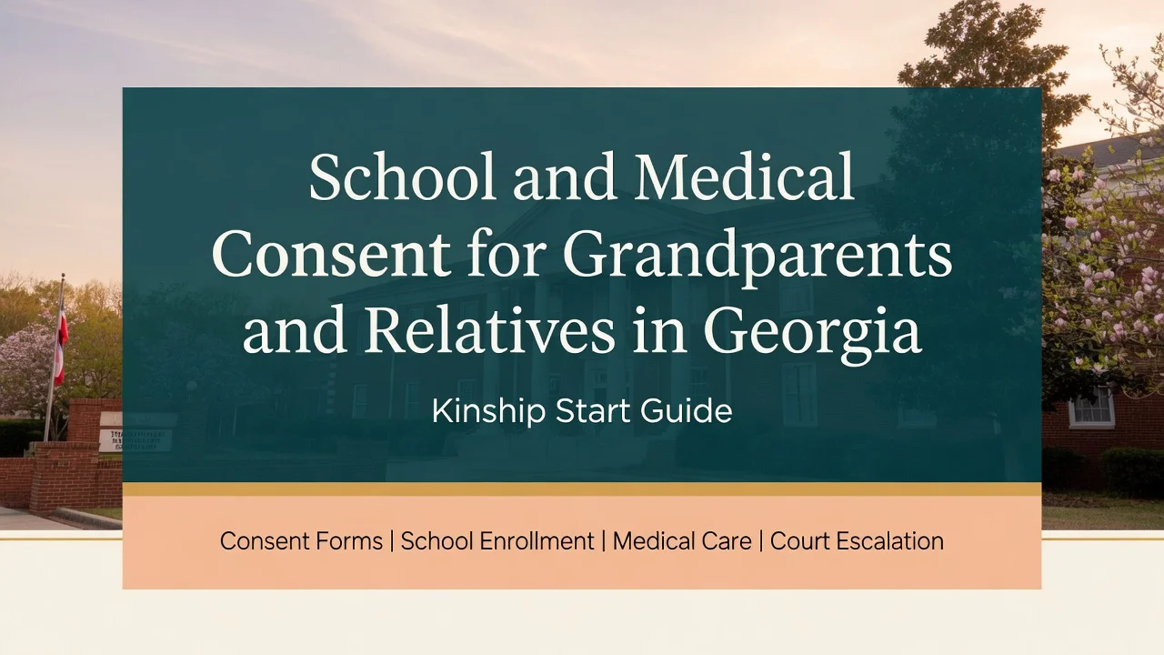 Georgia School & Medical Consent for Kinship Caregivers
