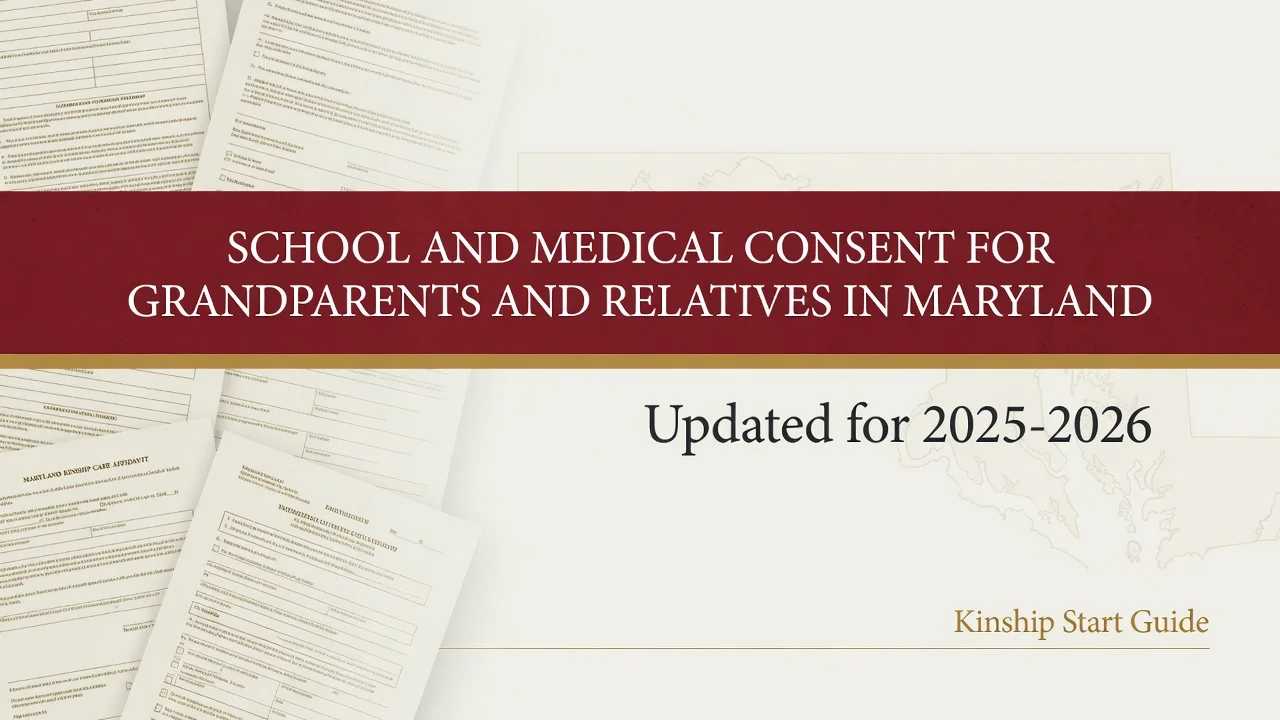 Maryland School & Medical Consent for Kinship Caregivers